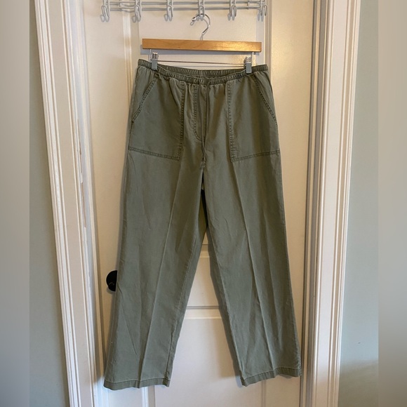 L.L. Bean Other - L.L. Bean Sunwashed Canvas Pants High Rise